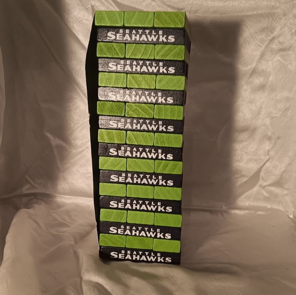 Seattle Seahawks Table Top Stackers game - Picture 2 of 2